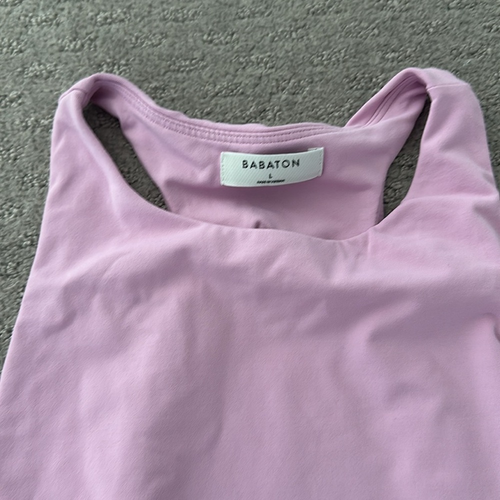 Babaton Lilac Pink Sleeveless Bodysuit - Picture 2 of 3